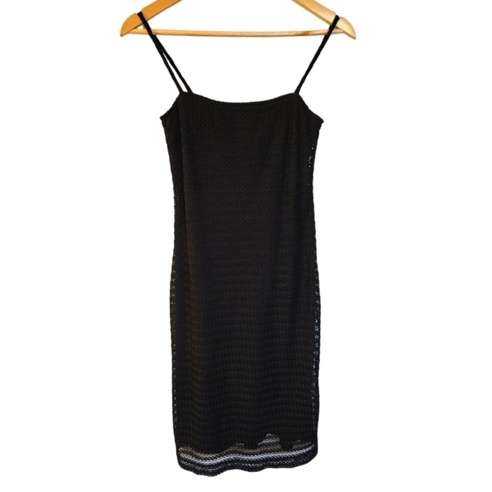 Vintage Garage black crochet dress - Picture 1 of 5